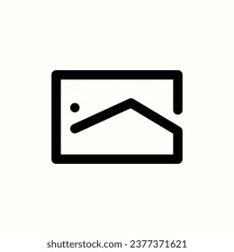 icono de galería, icono aislado en fondo claro, perfecto para sitio web, blog, logotipo, diseño gráfico, medios sociales, interfaz de usuario, aplicación móvil