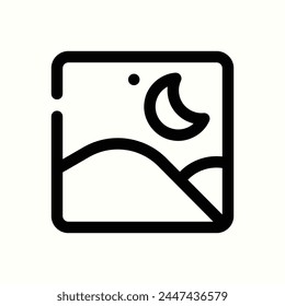 gallery icon, isolated icon in light background, perfect for website, blog, logo, graphic design, social media, UI, mobile app