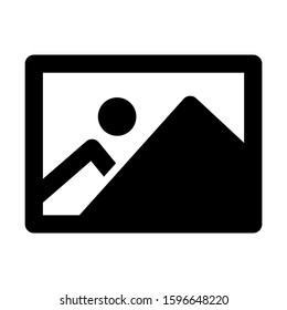 gallery icon isolated sign symbol vector illustration - high quality black style vector icons
