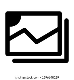 gallery icon isolated sign symbol vector illustration - high quality black style vector icons
