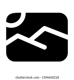 gallery icon isolated sign symbol vector illustration - high quality black style vector icons
