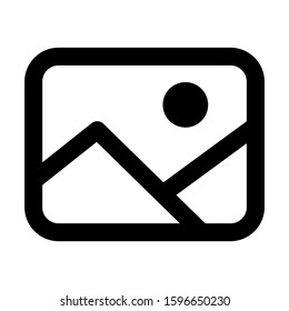 gallery icon isolated sign symbol vector illustration - high quality black style vector icons
