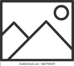 Logo oder Illustrator eines Galeriesymbols