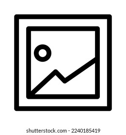 gallery icon or logo isolated sign symbol vector illustration - high quality black style vector icons
