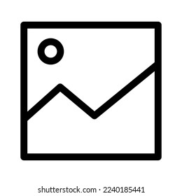 gallery icon or logo isolated sign symbol vector illustration - high quality black style vector icons
