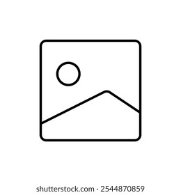 Ícone Galeria Vetor de estrutura de tópicos para interface do usuário da Web