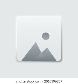 Gallery icon. Photo image picture album. Illustration vector