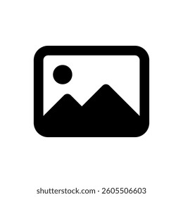 Gallery icon. Photo, picture symbol. Vector illustration.