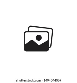 Gallery icon. Picture vector icon. image symbol. Modern, simple flat vector illustration for web site or mobile app.