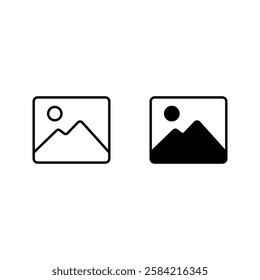 gallery icon set color editable on white background