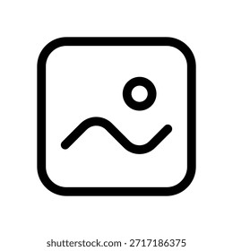 Bildergalerie-Icon-Set mit Fotoalben, Bildkollektionen und Miniaturansichten für mobile Apps, Websites, UI-Design und digitale Plattformen.
