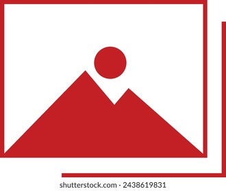 gallery icon icon set, image icon, picture symbol. photo signs. vector illustration