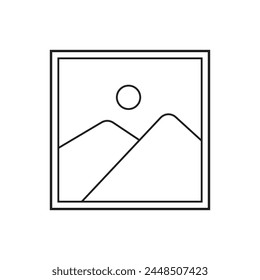 Conjunto de iconos de Galería, icono de Imagen, símbolo de imagen. signos fotográficos. Ilustración vectorial. Icono de Galería símbolo y símbolo de Vector aislado sobre fondo blanco, concepto de logotipo de Galería . EPS 10