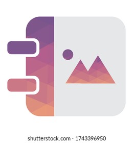 Gallery Icon, Smartphone, Icon Vector 