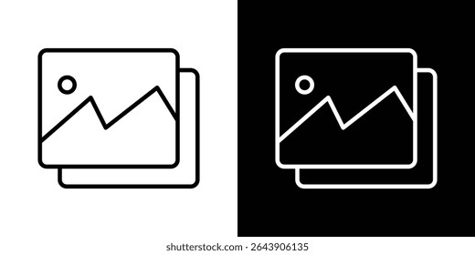 Gallery icon symbol concept for graphic design, Website, UI. EPS