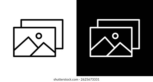 Icono de Galería colección de Vector. Ilustración de signo de Vector