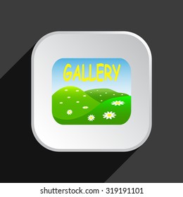 Gallery. icon. vector design