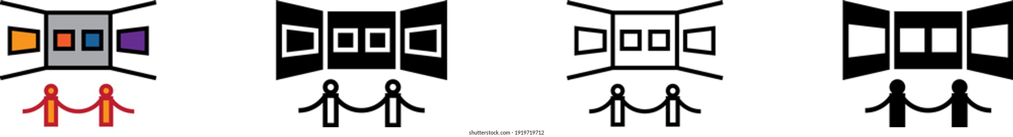 gallery icon , Vector illustration