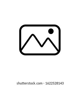 gallery icon vector illustration logo template for many purpose. Isolated on white background