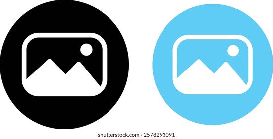 gallery icon vector. image, picture, gallery icon set.  photo gallery sign and symbol
