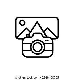 Icono de galería en vector. Logotipo