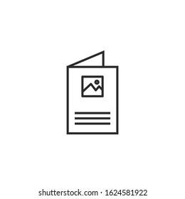Gallery Icon vector sign isolated for graphic and web design. picture symbol template color editable on white background.