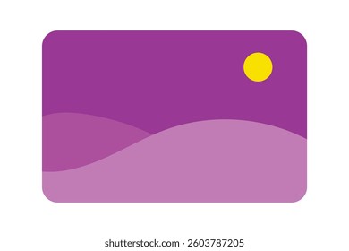 gallery icon vector, silhouette of an image, Photo album icon. Thin line gallery outline icon vector. Linear symbol for use on web and mobile apps, logo, print media. Design eps 10. 