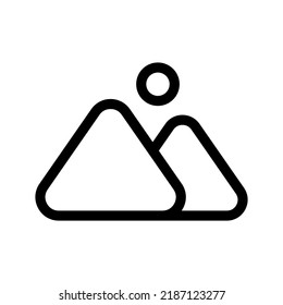 Gallery Icon Vector Symbol Design Illustration