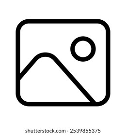 Ilustración de diseño de símbolo de Vector de icono de Galería