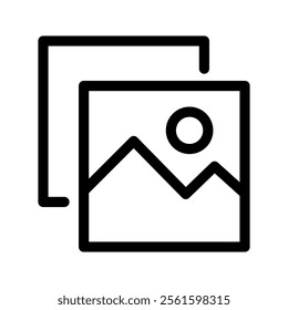 Gallery Icon Vector Symbol Design Illustration
