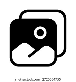 Gallery Icon Vector Symbol Design Illustration