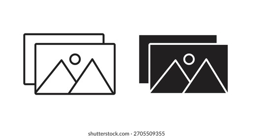Gallery icons for use web design,logo.Symbol illustration.