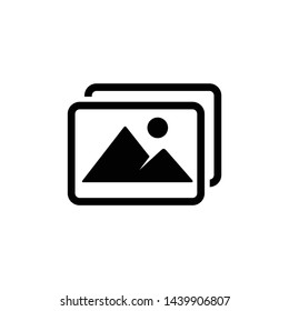 Gallery image icon symbol vector illustration