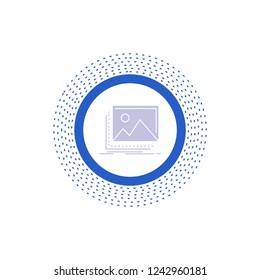 gallery, image, landscape, nature, photo Glyph Icon. Vector isolated illustration