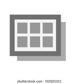 Gallery, images, photo icon vector image.Can also be used for admin dashboard. Suitable for mobile apps, web apps and print media.