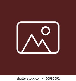gallery line icon