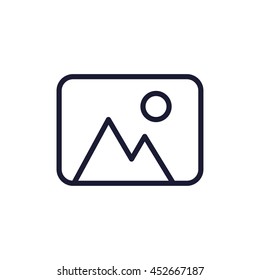 gallery line icon
