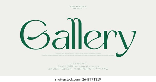 Gallery modern stylish capital alphabet letter logo design
