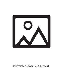 vector de diseño de icono de galería