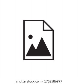 Galerie, Fotosymbol, Vektorsymbol einzeln