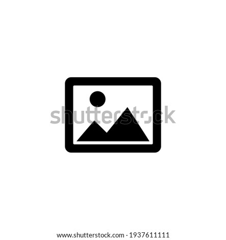 Gallery simple icon vector illustration