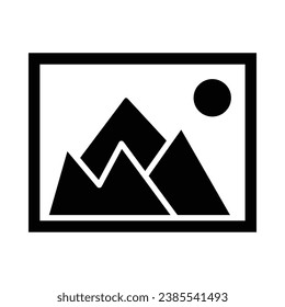 Gallery Vector Glyph Icon For Personal And Commercial Use.
