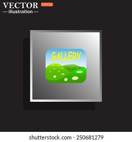 Gallery,  vector illustration, EPS 10