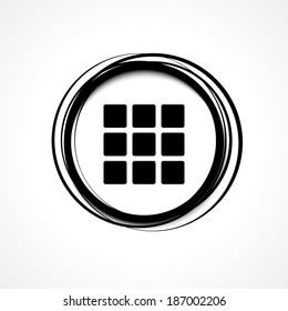 Gallery view Display options icon - list, grid