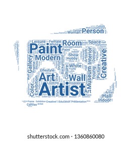 gallery word cloud. tag cloud about gallery.