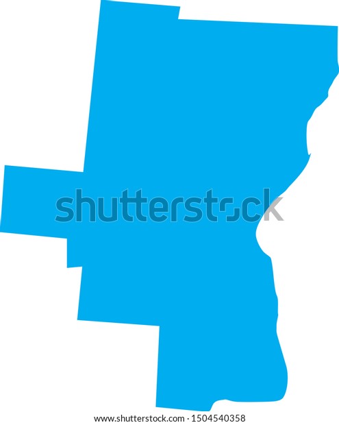Gallia County Map Ohio State Stock Vector Royalty Free 1504540358
