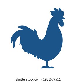 Gallic rooster symbol on backgorund