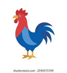 Gallic rooster vector illustration artworks