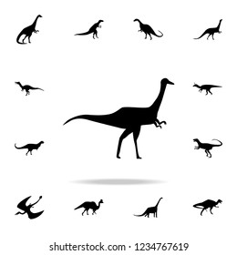 Gallimimis icon. Detailed set of dinosaur icons. Premium graphic design. One of the collection icons for websites, web design, mobile app