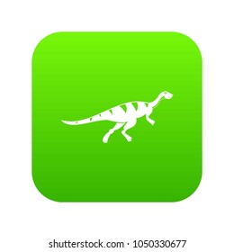 Gallimimus dinosaur icon digital green for any design isolated on white vector illustration